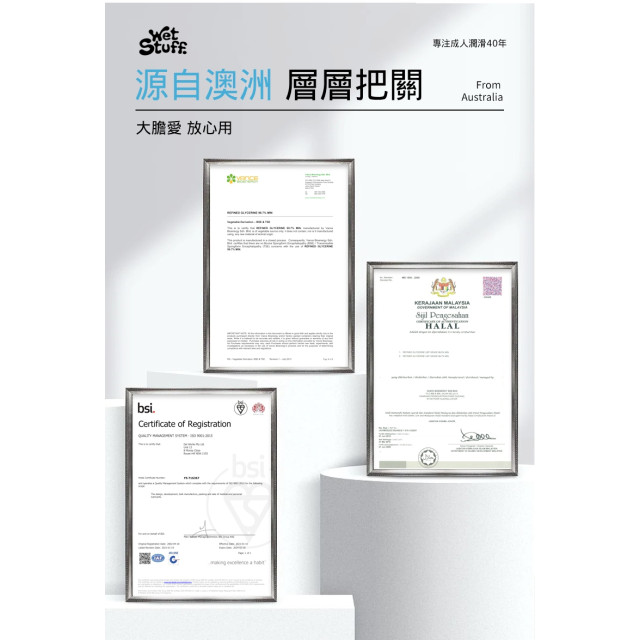 《Wet Stuff。澳洲進口》Slippery順滑潤滑液125g 醫療級潤滑，補水同時呵護私處