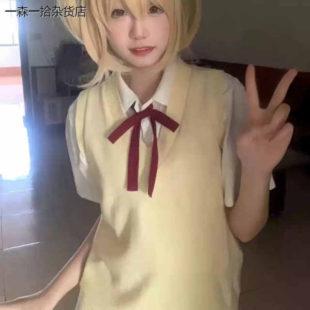 谷地仁花COS服 輕音少女中野外穿服動漫jk制服